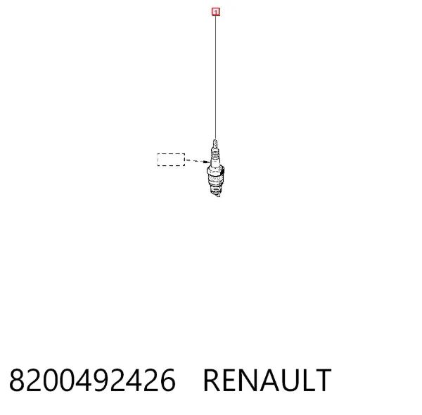 Bujía 8200492426 Renault (RVI)
