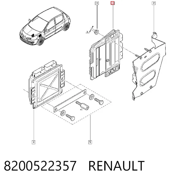 ECU 8200522357 Renault (RVI)