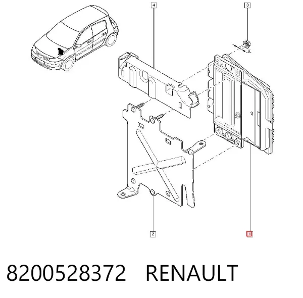 ECU 8200528372 Renault (RVI)