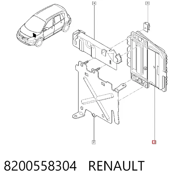 ECU 8200558304 Renault (RVI)