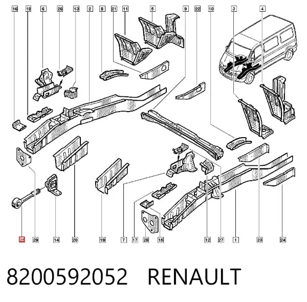 Enganche 8200592052 Renault (RVI)