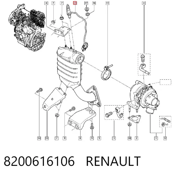 8200616106 Renault (RVI)