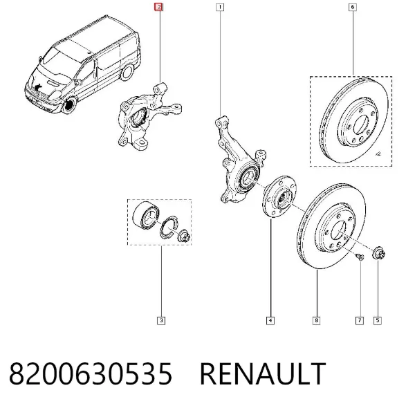  8200630535 Renault (RVI)