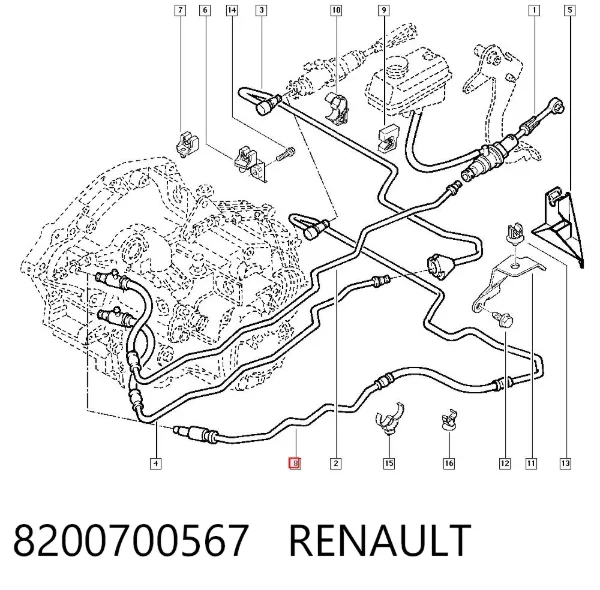 8200700567 Renault (RVI)