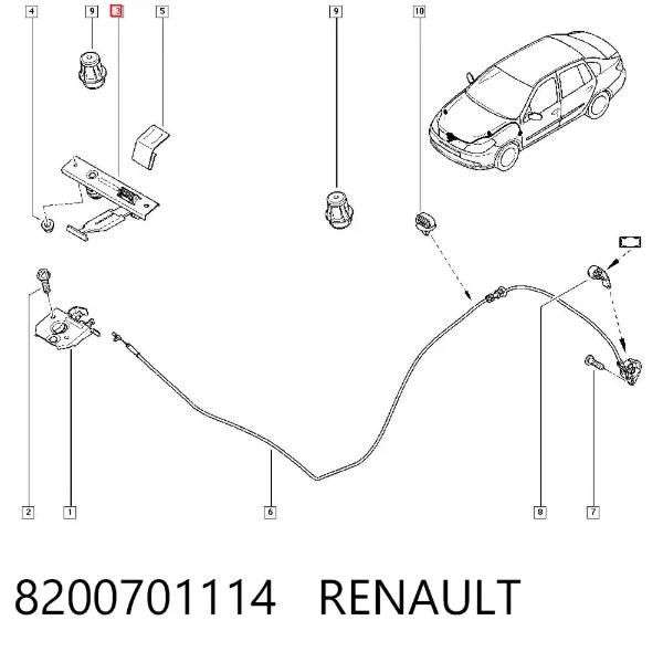  8200701114 Renault (RVI)