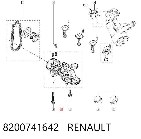 Bomba De Aceite 8200741642 Renault (RVI)