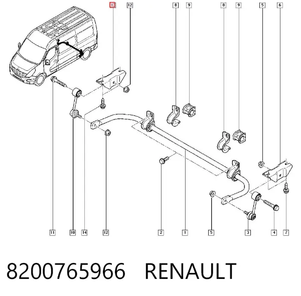 8200765966 Renault (RVI)
