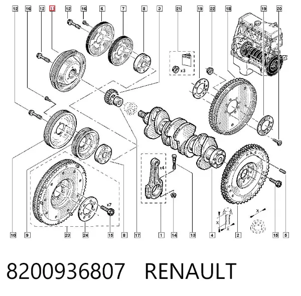  8200936807 Renault (RVI)