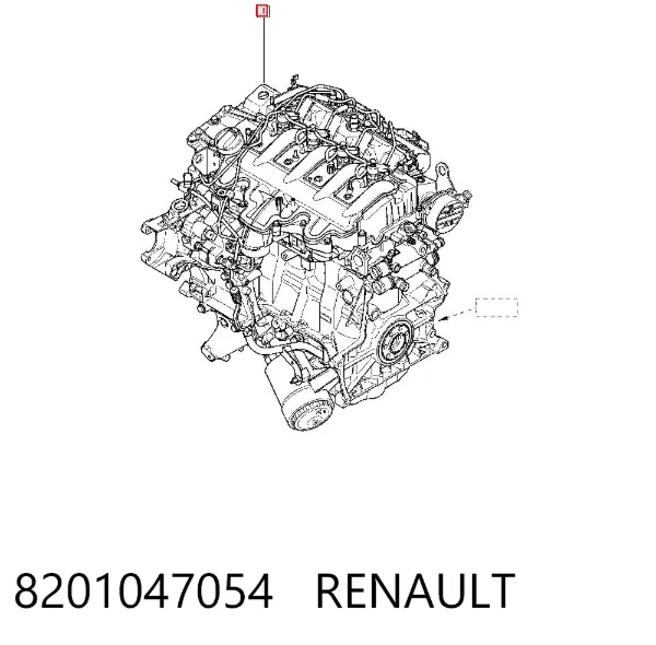 Cojinete piloto del cigüeñal 8201047054 Renault (RVI)