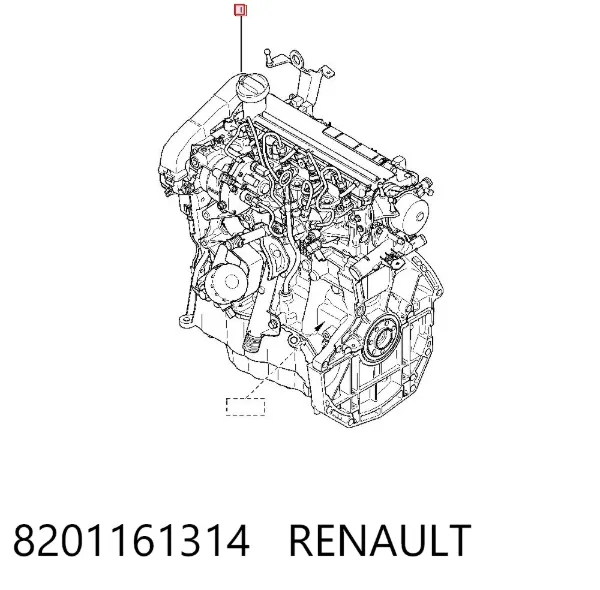 Motor completo 8201161314 Renault (RVI)