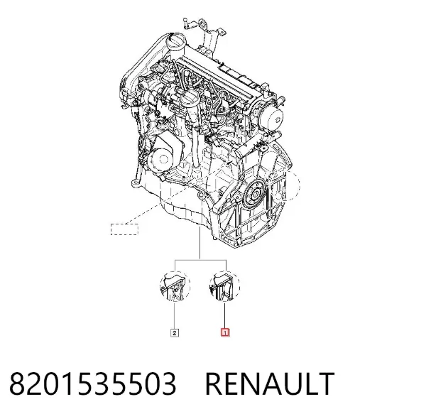 Motor completo 8201535503 Renault (RVI)