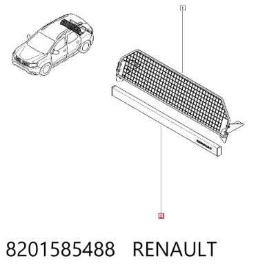 Organizador de maletero (sujeta equipaje) RENAULT 8201585488