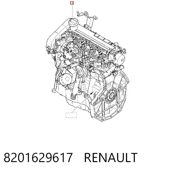 Motor completo 8201629617 Renault (RVI)