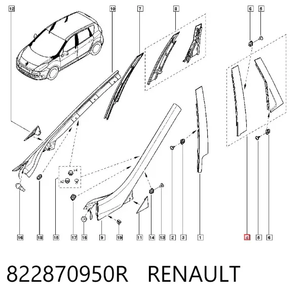  822870950R Renault (RVI)