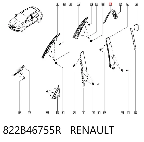  822B46755R Renault (RVI)