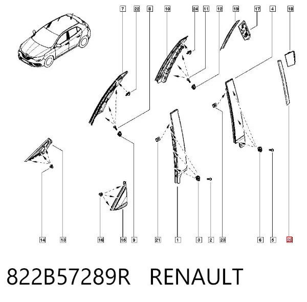  822B57289R Renault (RVI)