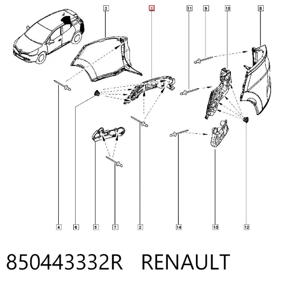  850443332R Renault (RVI)