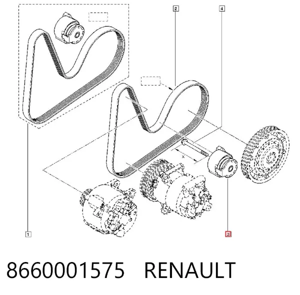  8660001575 Renault (RVI)