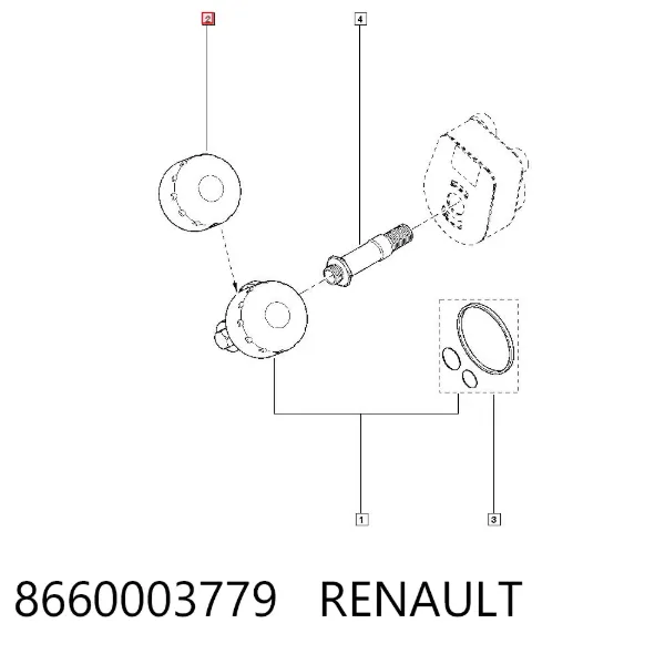 Filtro de aceite 8660003779 Renault (RVI)