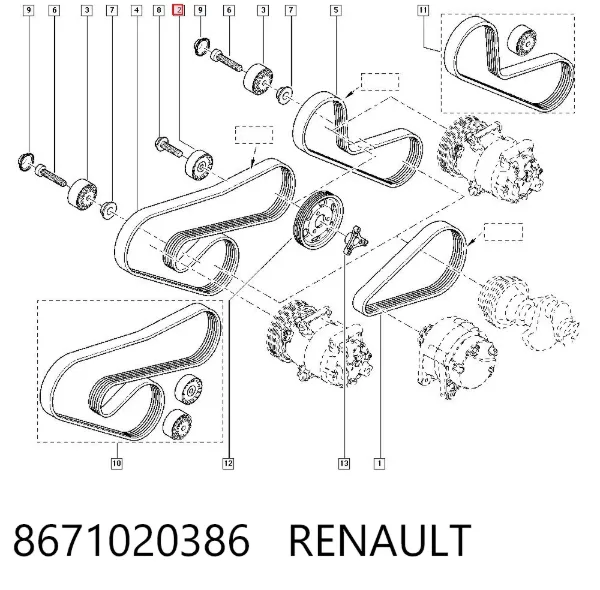  8671020386 Renault (RVI)