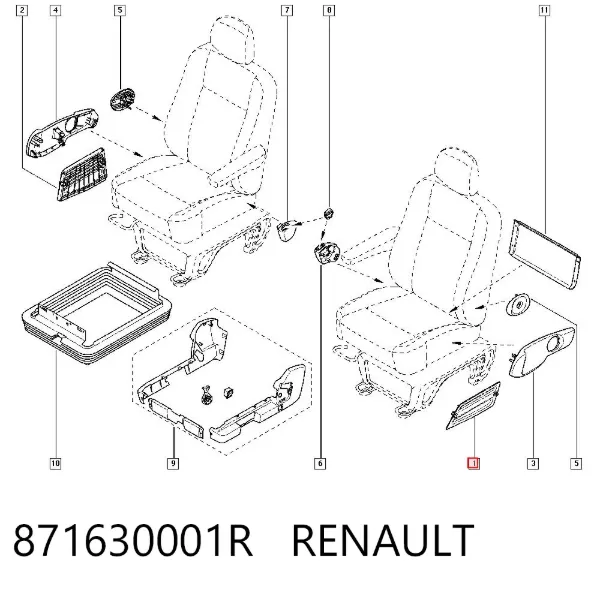 871630001R Renault (RVI)