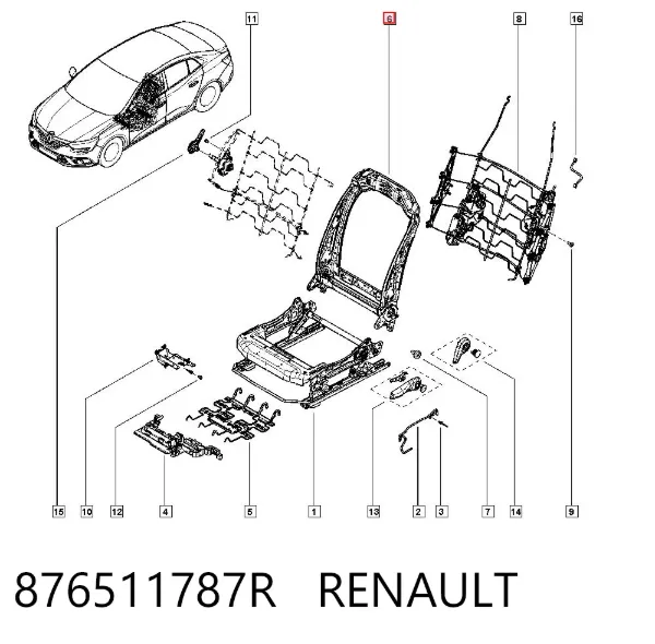  876511787R Renault (RVI)