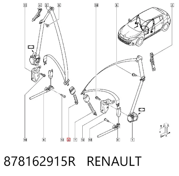  878162915R Renault (RVI)