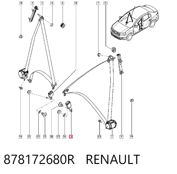  878172680R Renault (RVI)
