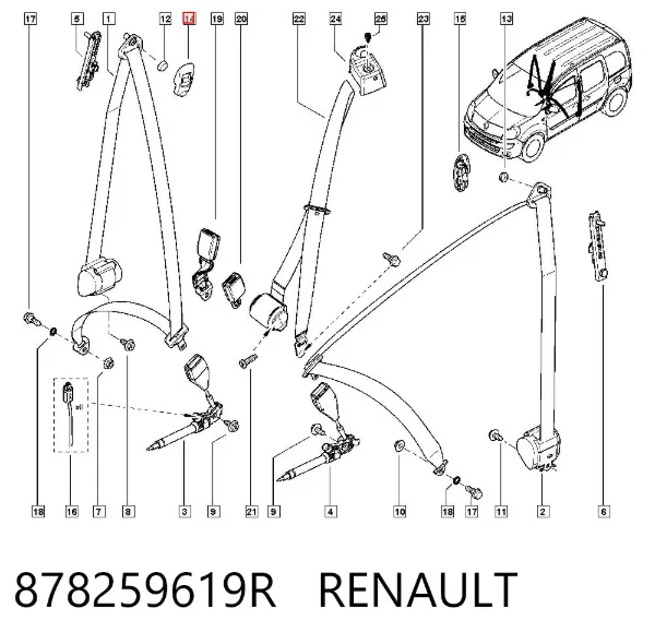  878259619R Renault (RVI)