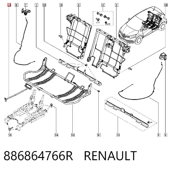  886864766R Renault (RVI)