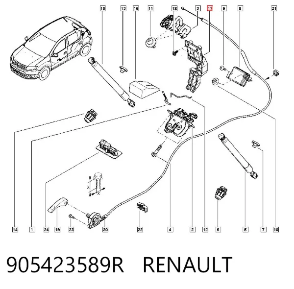  905423589R Renault (RVI)