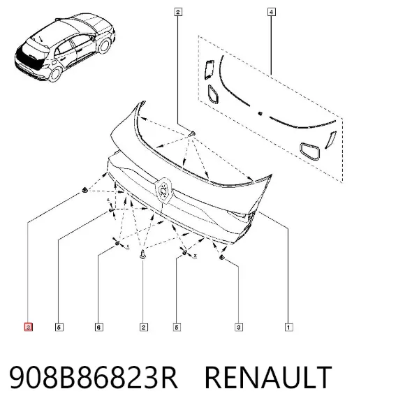  908B86823R Renault (RVI)