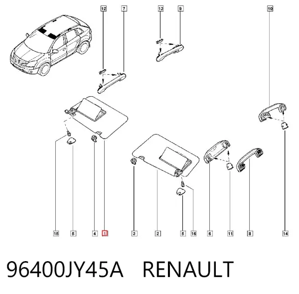 Parasol 96400JY45A Renault (RVI)