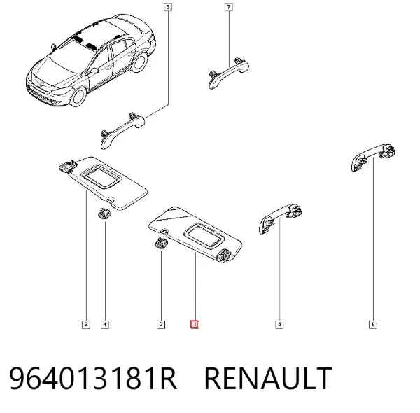 Parasol 964013181R Renault (RVI)