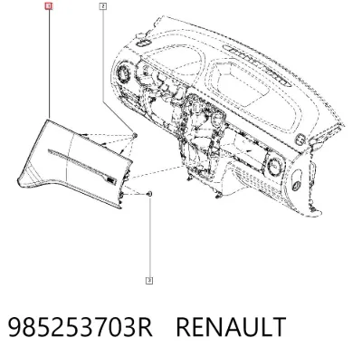 Airbag del pasajero RENAULT 985253703R