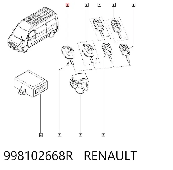  998102668R Renault (RVI)