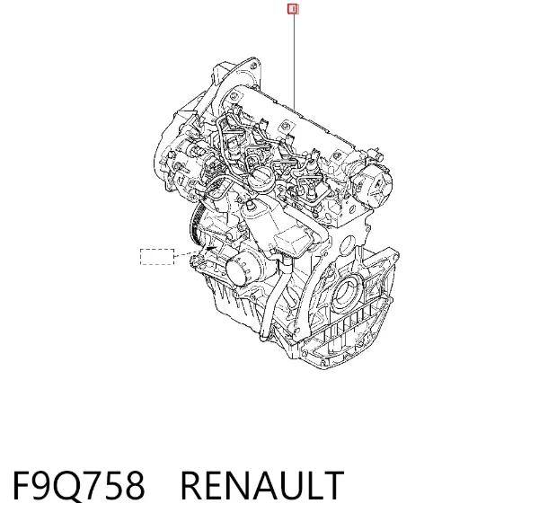Motor completo F9Q758 Renault (RVI)
