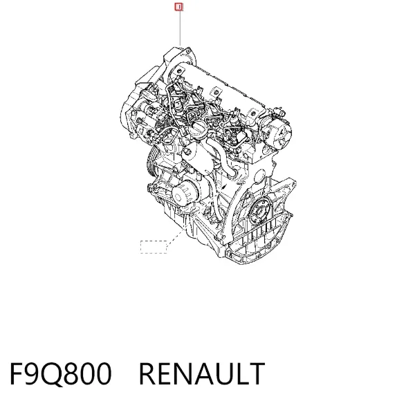 Motor completo F9Q800 Renault (RVI)