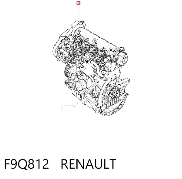 Motor completo F9Q812 Renault (RVI)