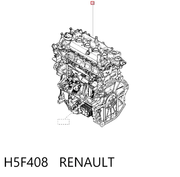 Motor completo H5F408 Renault (RVI)