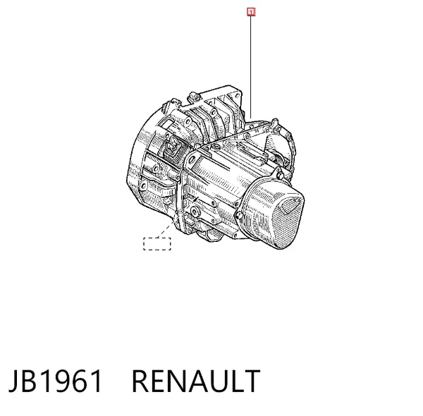 Caja de cambios JB1961 Renault (RVI)
