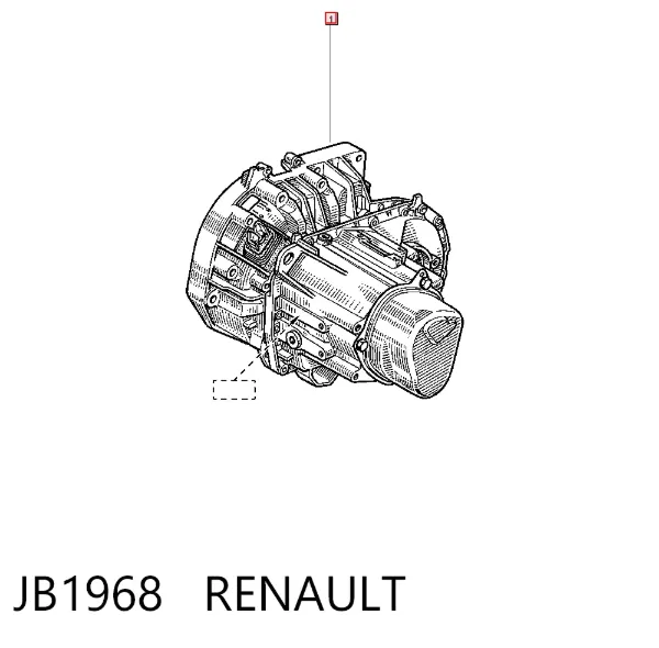 Caja de cambios JB1968 Renault (RVI)
