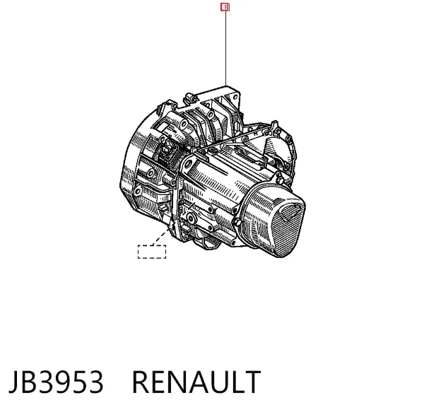 Caja de cambios JB3953 Renault (RVI)