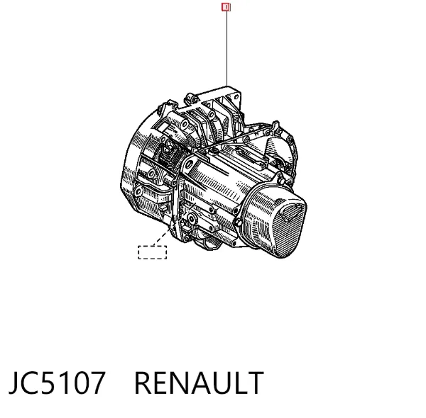 Caja de cambios JC5107 Renault (RVI)