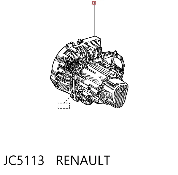 Caja de cambios JC5113 Renault (RVI)