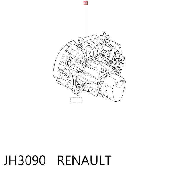 Caja de cambios JH3090 Renault (RVI)