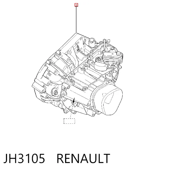 Caja de cambios JH3105 Renault (RVI)