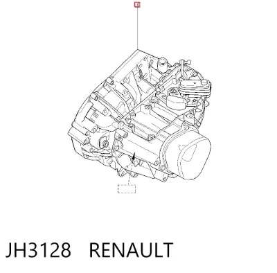 Caja de cambios manual completa RENAULT JH3128