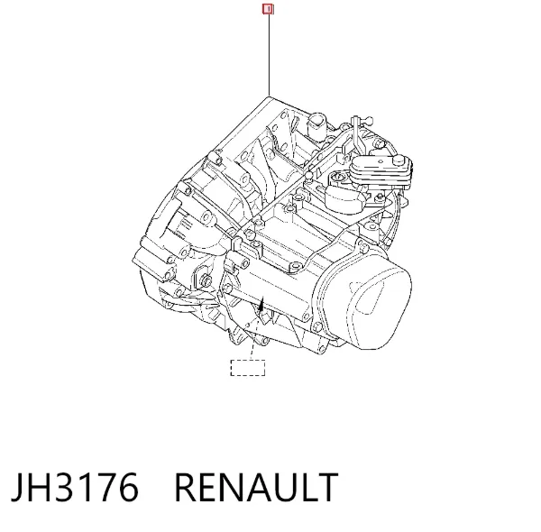 Caja de cambios JH3176 Renault (RVI)