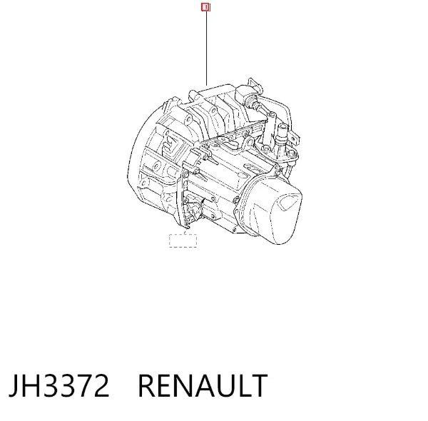 Caja de cambios JH3372 Renault (RVI)